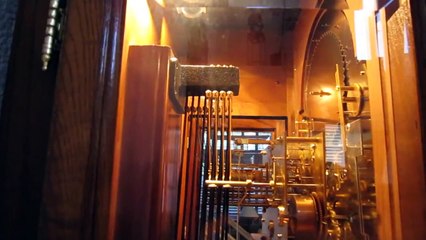 Winding a Grandfather Clock