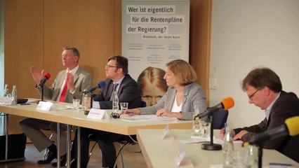 "Das Rentenpaket ist eine Zäsur": Keynote Prof. Dr. Reinhold Schnabel, 20.05.2014