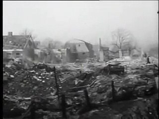 Historische beelden Enschede na bombardement 1944.