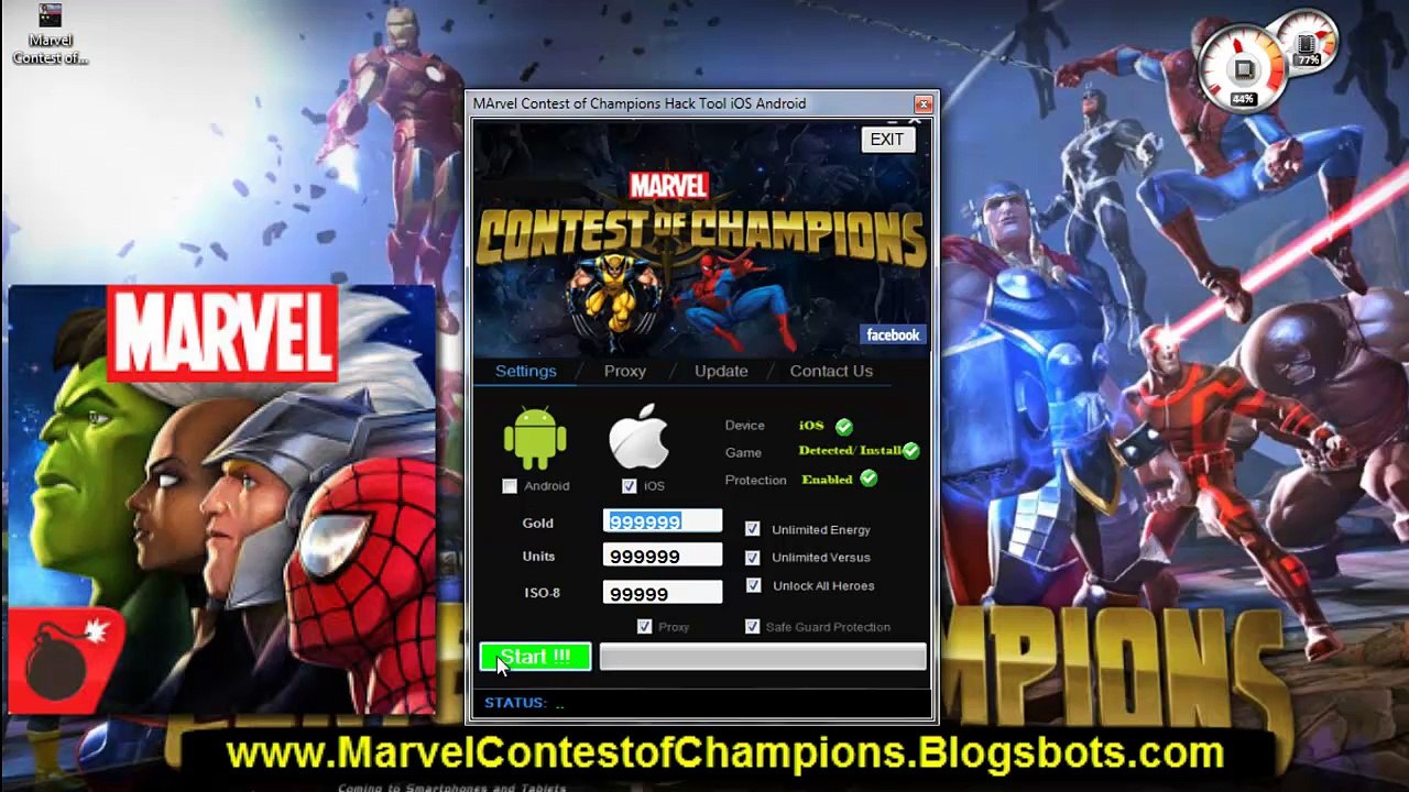 NEW MARVEL Contest of Champions Cheats Unlimited gold Hack