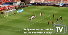 Luis Suarez Fantastic Free kick hits the Post | Barcelona 0-0 Manchester United 2015 HD