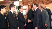 Prime Minister John Key Visits Hamilton Boys' High School