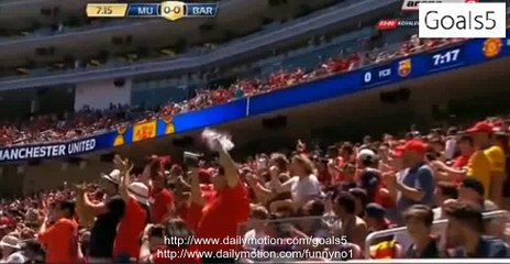 Wayne Rooney Goal Barcelona 0 - 1 Manchester United Internacional Champions Cup 25-7-2015