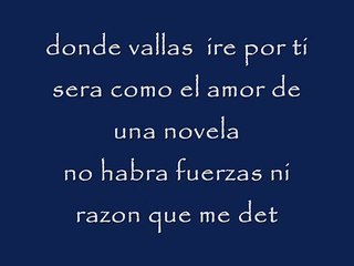 no podras escapar de mi