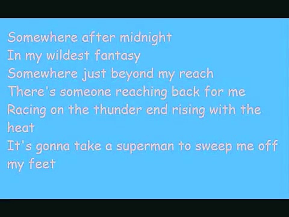 I Need A Hero music and lyrics