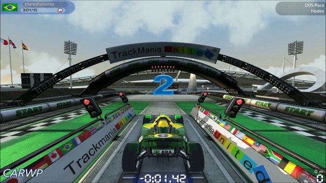 60 FPS GAMEPLAY Trackmania Nations Forever D05-Race