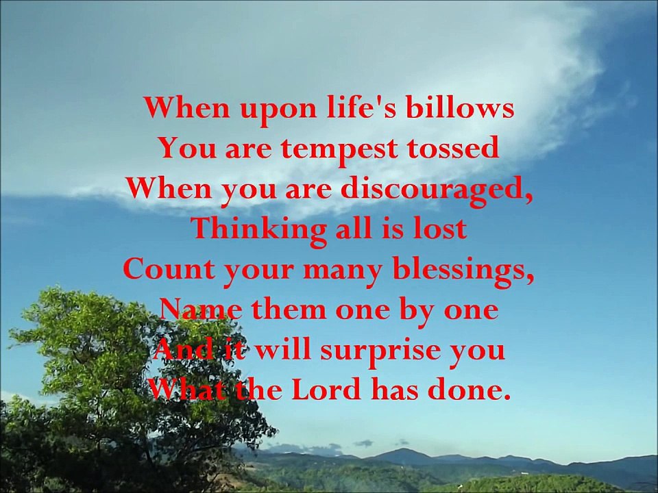 Count Your Blessings
