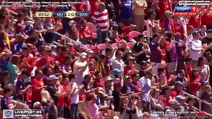 Rafinha goal (Manchester United 2-1 FC Barcelona) HD