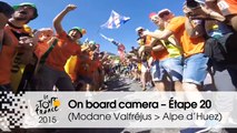 Caméra embarquée / On board camera - Stage 20 (Modane Valfréjus / Alpe d'Huez) - Tour de France 2015