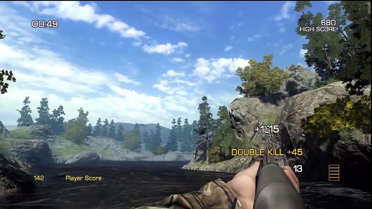 Cabela's Big Game Hunter 2010 (PS3) Gameplay: Shooting Ducks