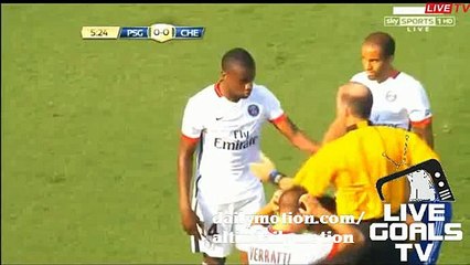 Fabregas Injured Chelsea 0-0 Psg