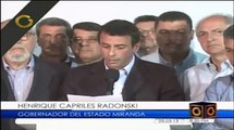 Capriles se dirige al país tras muerte de Chávez
