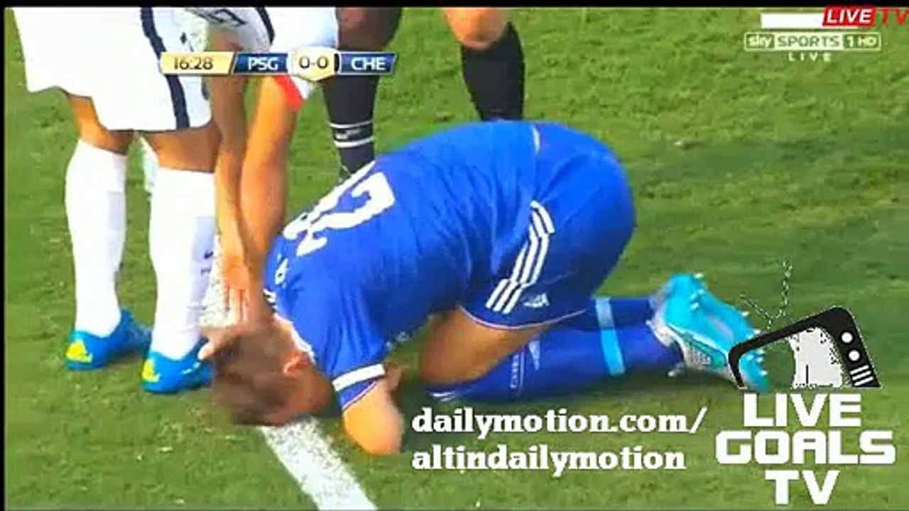 John Terry Gets injured Chelsea 0-0 PSG