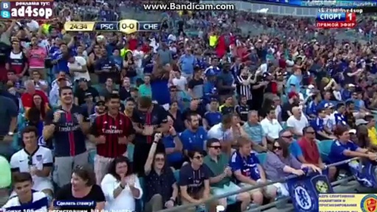 Ibrahimovic Amazing Goal Psg 1-0 Chelsea 25.07.2015 HD