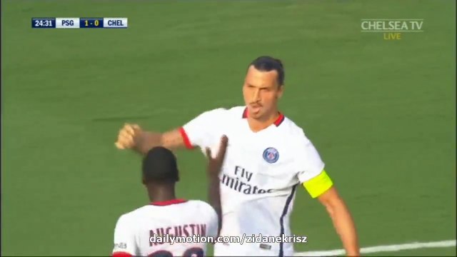 1-0 Zlatan Ibrahimovic Fantastic Goal | Paris SG v. Chelsea - International Champions Cup 25.07.2015