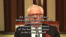 Interview Russian Ambassador H.E. Mr. Vitaly I Churkin