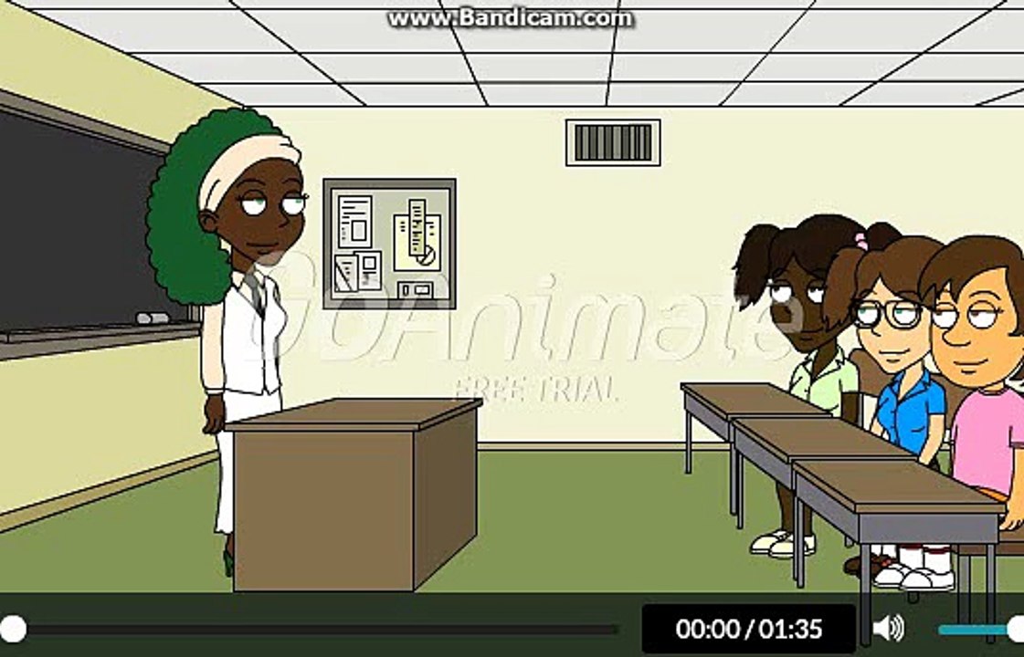 Dora makes a cartoon baby crying sound effect in class and gets grounded