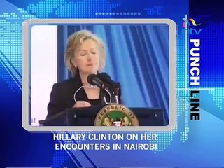 Punchline: Clinton's Nairobi hairdo