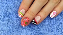 6 Nail Art Designs Nail Tutorial Using Toothpick as a Dotting Tool