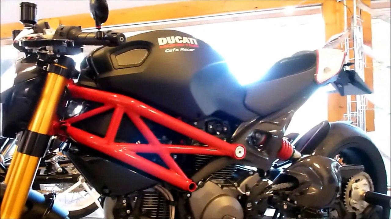 ## Ducati Monster 1100 EVO   Cafe Racer     Remus   Exhaust Spoke Wheels   see also Playlist