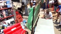 شاهد|| مدير أمن الإسكندرية يقود حملة لإزالة الإشغالات بالعطارين