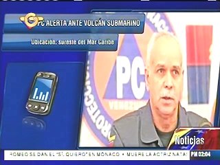 PC: Normalizada situación en Venezuela tras posible alerta por volcán en Granada