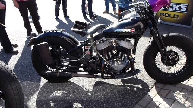 1946 Harley-Davidson Big Twin Flathead Bobber Sound see also Playlist