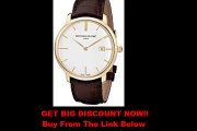 DISCOUNT Frederique Constant Men's FC306V4S5 Slim Line Analog Display Swiss Automatic Brown Watch