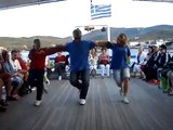 Captain Kostas grecki taniec / Greek dance Elisabeth Cruises - Skiathos 2010