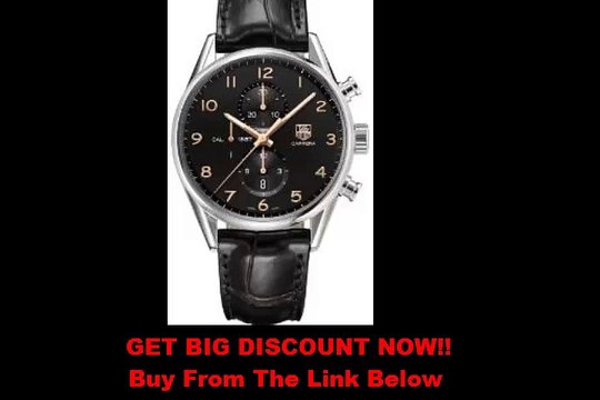 UNBOXING Tag Heuer Carrera Calibre 1887 Chronograph Automatic Black Dial Mens Watch CAR2014.FC6235