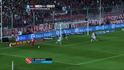 Gol de Martín Benítez. Independiente 2-0 Atlético Rafaela