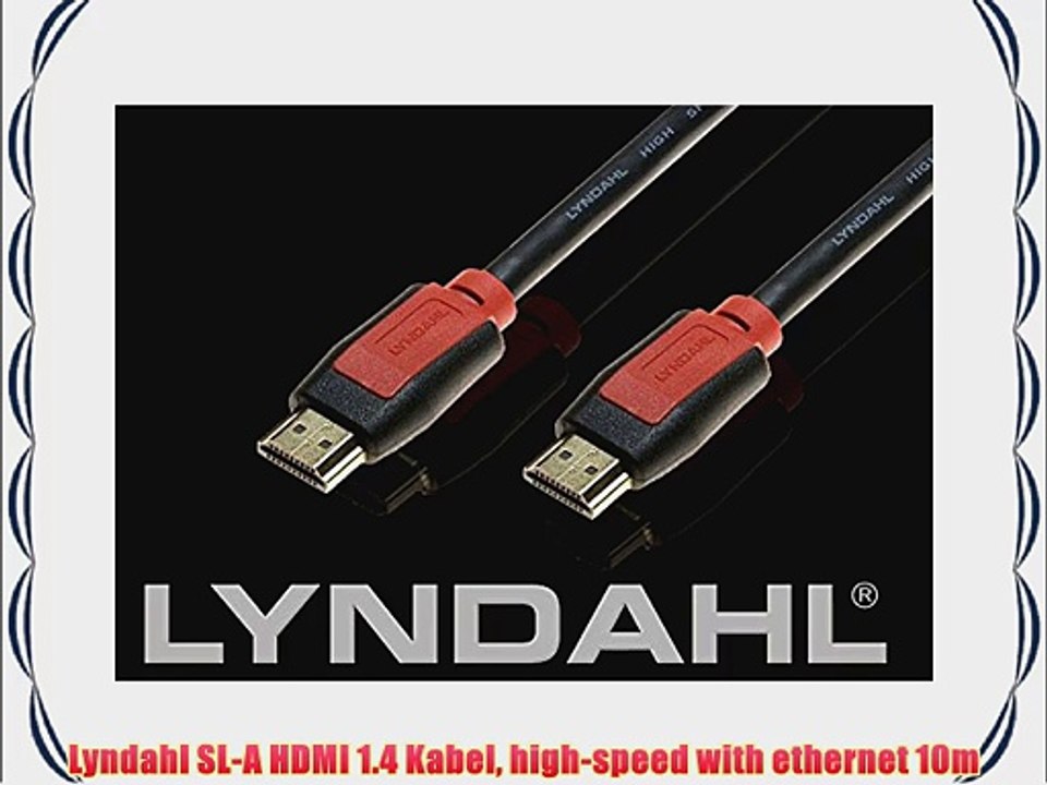 Lyndahl SL-A HDMI 1.4 Kabel high-speed with ethernet 10m