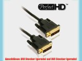 PerfectHD Premium Dual-Link DVI Kabel DVI Stecker (male) - DVI Stecker (male) mit Ferrit Filter