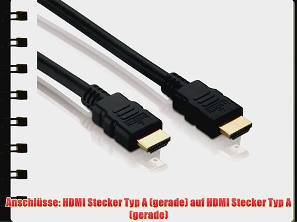 PerfectHD Premium HDMI Kabel Stecker-Stecker mit Ethernet L?nge 125 Meter