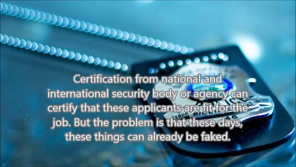 Employer Requirement: Background Check