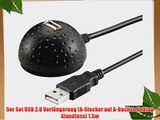 5er Set USB 2.0 Verl?ngerung (A-Stecker auf A-Buchse Dektop Standfuss) 15m