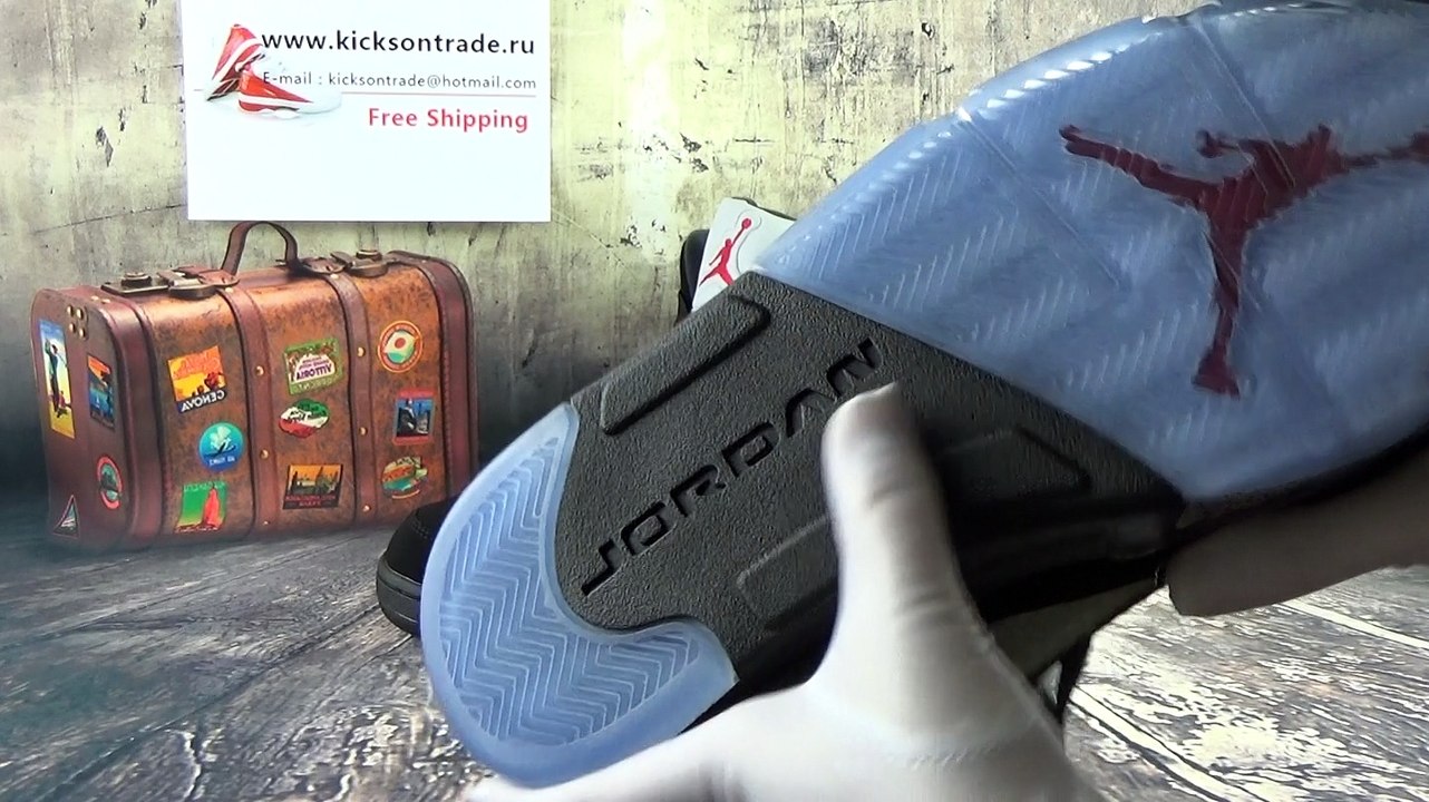 Authentic Air Jordan 5 Black&Metallic Silver Review from www.kicksontrade.ru