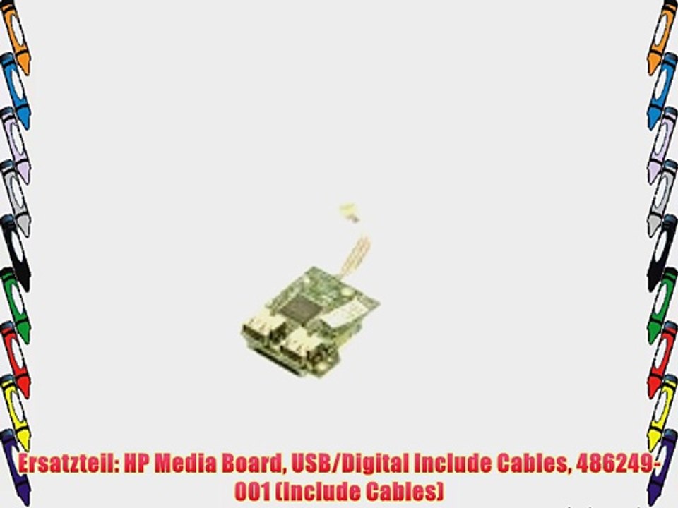 Ersatzteil: HP Media Board USB/Digital Include Cables 486249-001 (Include Cables)