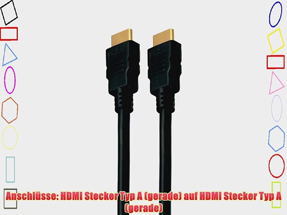 FullHD 1080p HDMI Kabel - Stecker-Stecker - 5 Meter - 4 St?ck