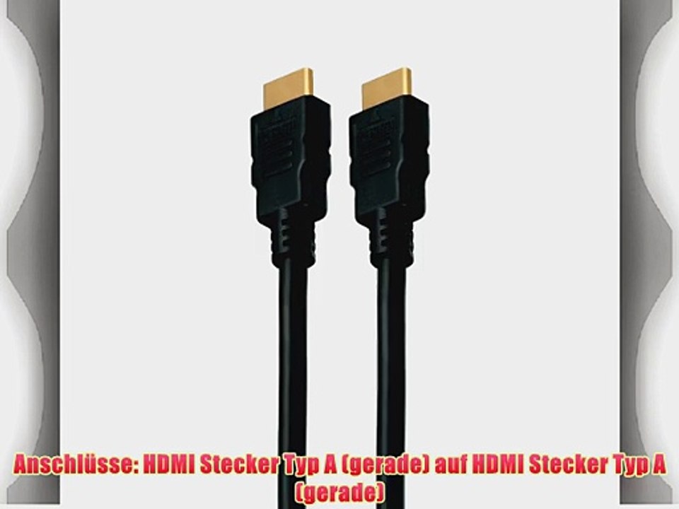 HDMI High Speed Kabel (male) Stecker-Stecker - 10 Meter - 3 St?ck