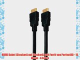 HDMI Kabel (SteckerA auf SteckerA) mit Ferrit von PerfectHD - 15 Meter - 6 St?ck