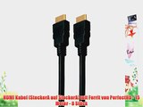 HDMI Kabel (SteckerA auf SteckerA) mit Ferrit von PerfectHD - 15 Meter - 8 St?ck