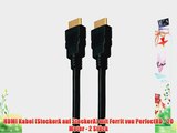 HDMI Kabel (SteckerA auf SteckerA) mit Ferrit von PerfectHD - 20 Meter - 2 St?ck