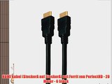 HDMI Kabel (SteckerA auf SteckerA) mit Ferrit von PerfectHD - 20 Meter - 6 St?ck