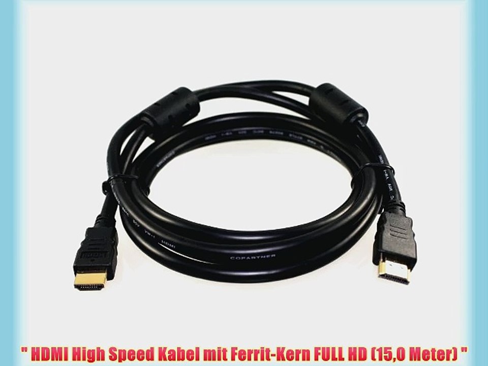 HDMI High Speed Kabel mit Ferrit-Kern FULL HD (150 Meter)