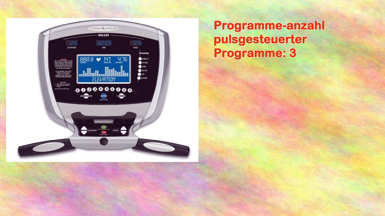 Vision Fitness T9550 Deluxe Laufband