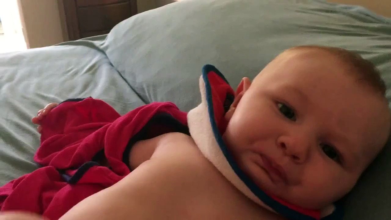 Funny baby boy