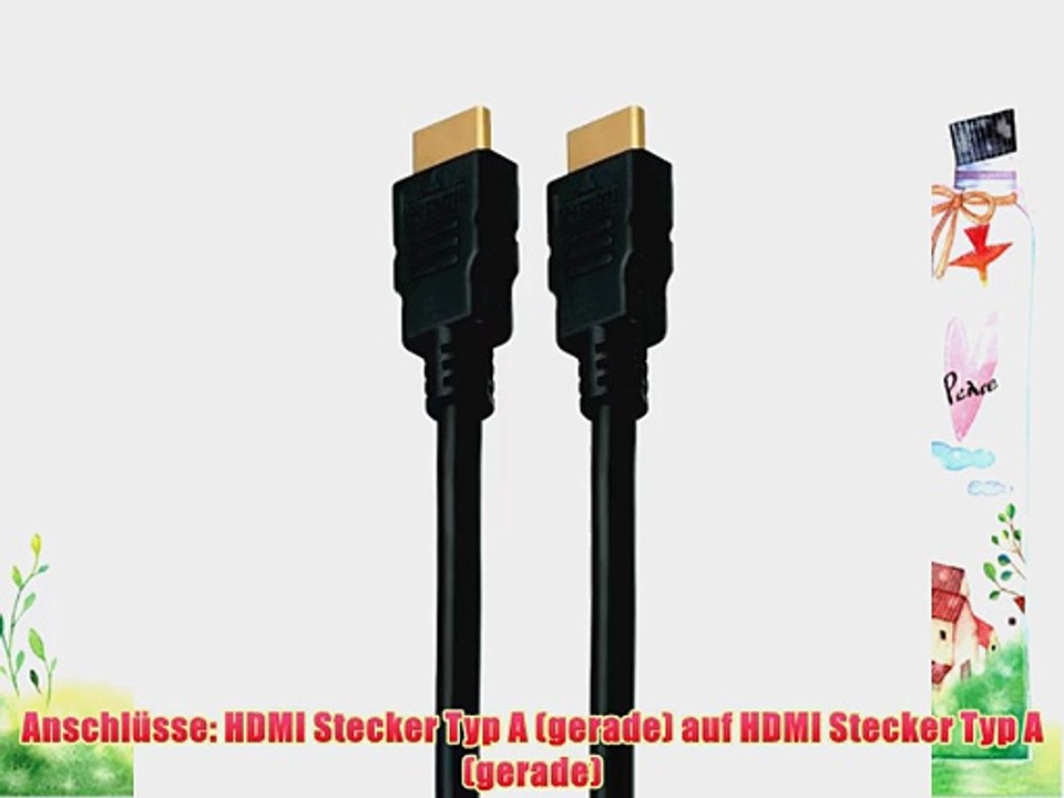 HDMI Kabel Stecker-Stecker (A-A) Ethernet - PerfectHD - 15 Meter - 9 St?ck