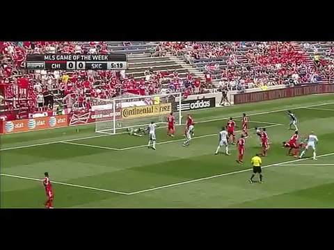 Benny Feilhaber Goal - Sporting Kansas City vs Chicago Fire - MLS 07-07-2013