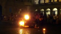 Fire show pigus! spettacolo col fuoco a Trastevere, Roma